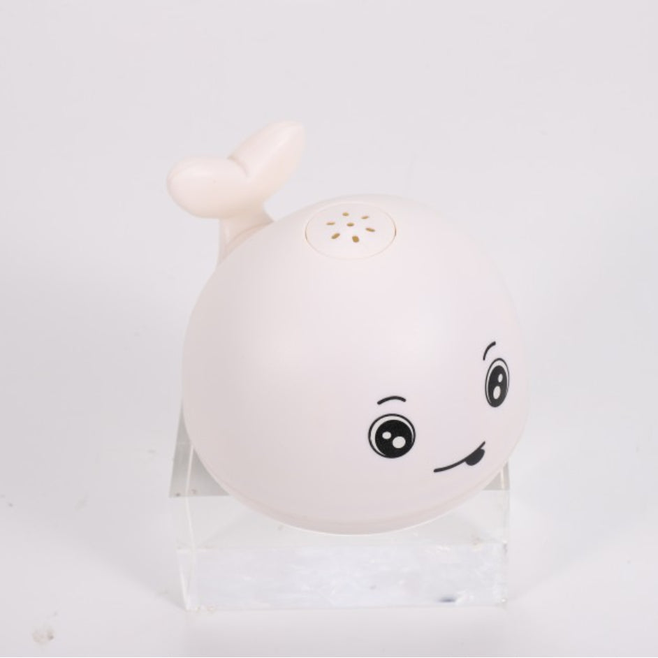 Baby Whale Bath Toys With Upgraded Light-Up-White