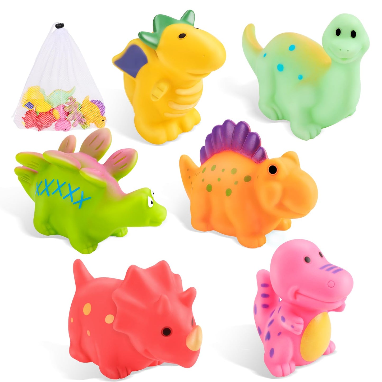 Whale Bath Toy Rechargeable with Dinosaur Bath Toys-White - Gigilli