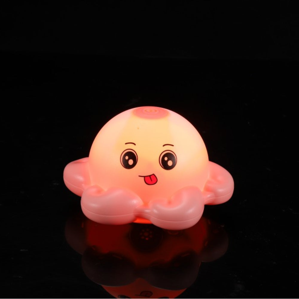 Oktopus-Badespielzeug, wiederaufladbar, für Kinder, Rosa