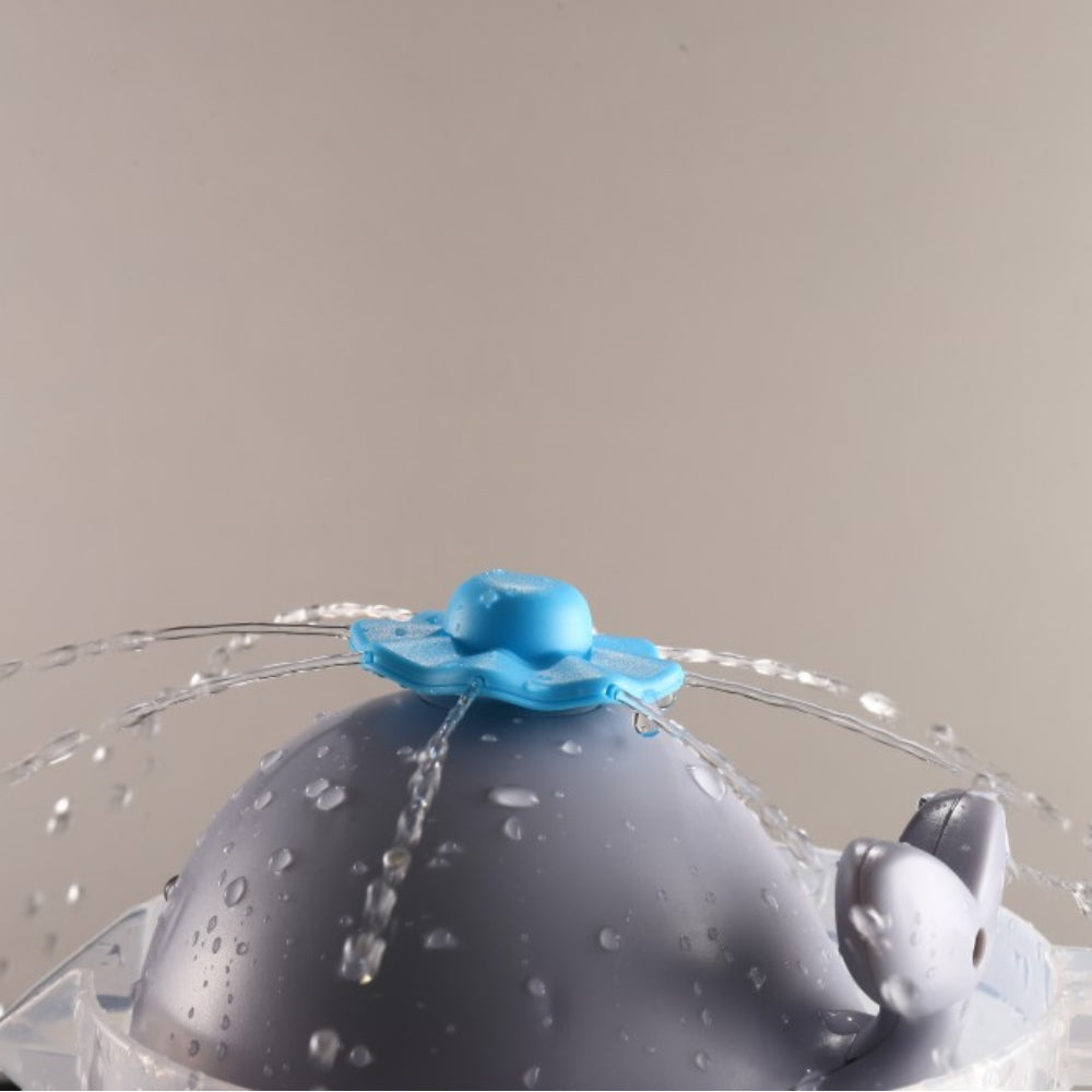 Whale Bath Toys Rechargeable With 4 Modes-Grey