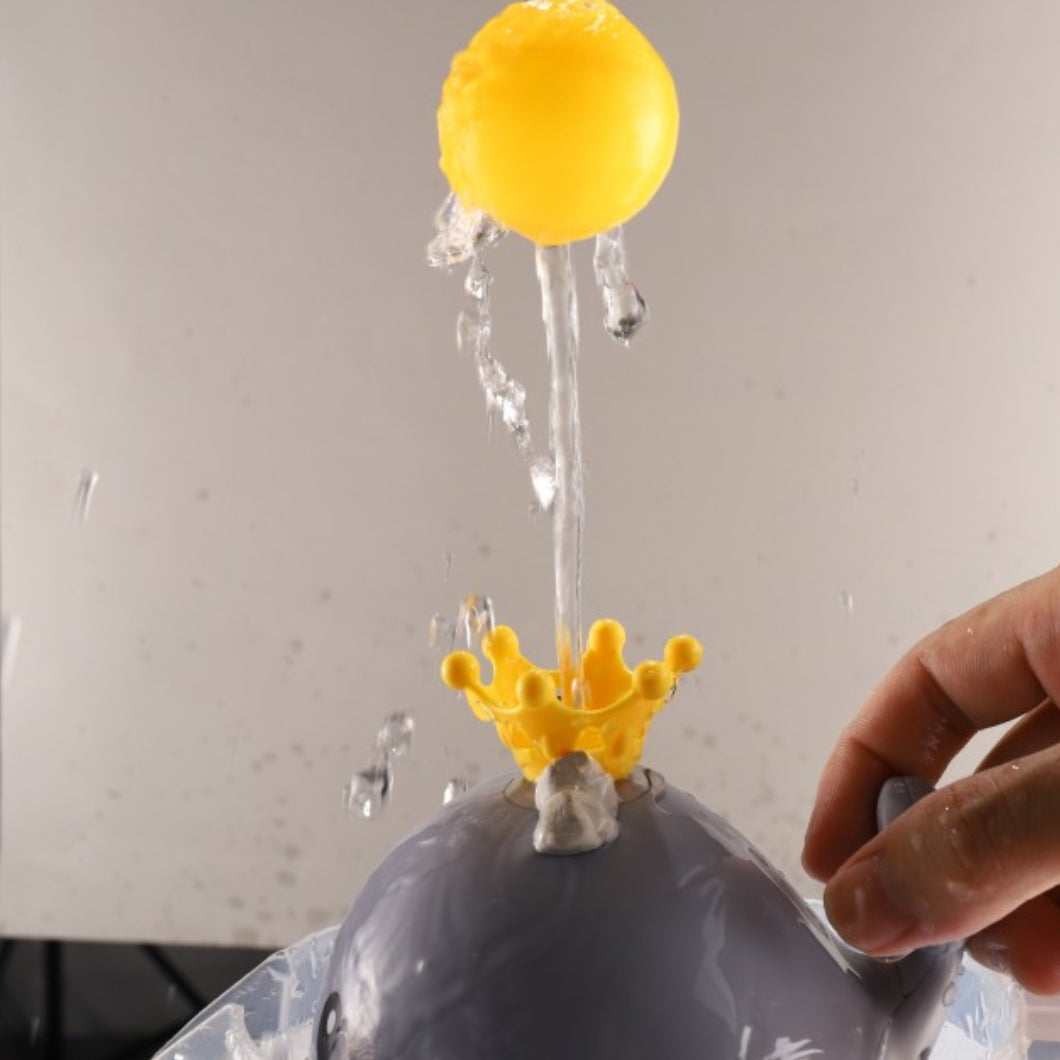 Whale Bath Toys Rechargeable With 4 Modes-Grey